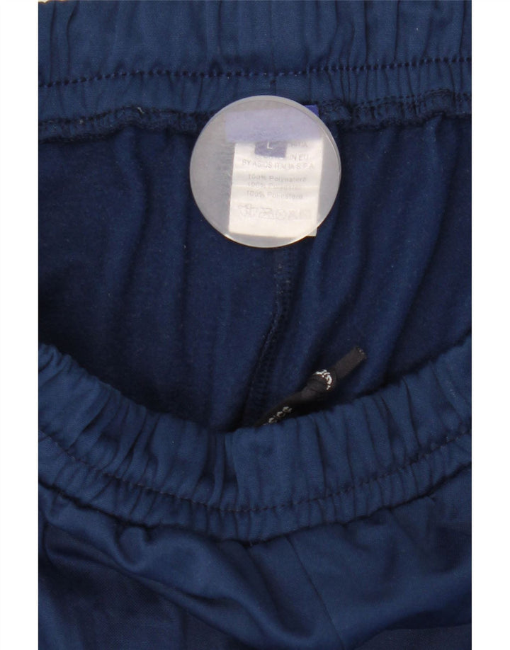 Asics Pantalon de survêtement pour homme Joggers Large Bleu Marine Polyester