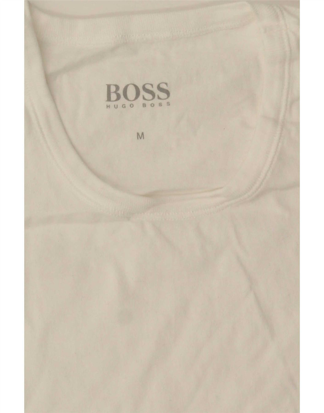 Hugo Boss Homme T-Shirt Haut Moyen Blanc