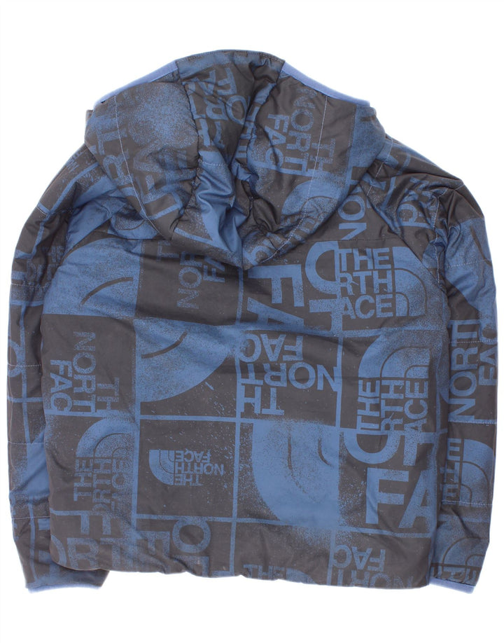 The North Face Veste matelassée réversible graphique pour garçons 7-8 ans Petit Bleu