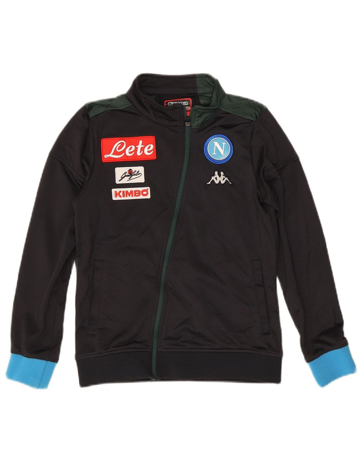 Kappa Gara Graphic Survêtement Top Veste Garçon 9-10 Ans Noir Colorblock