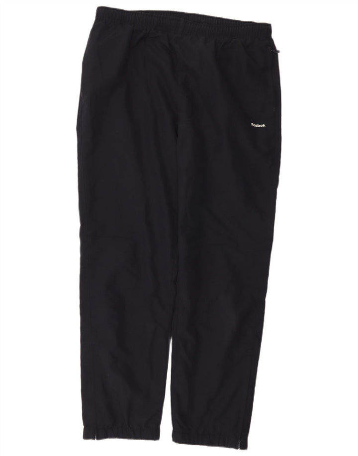 Reebok Pantalon De Survêtement Homme Bleu Marine Moyen Polyester