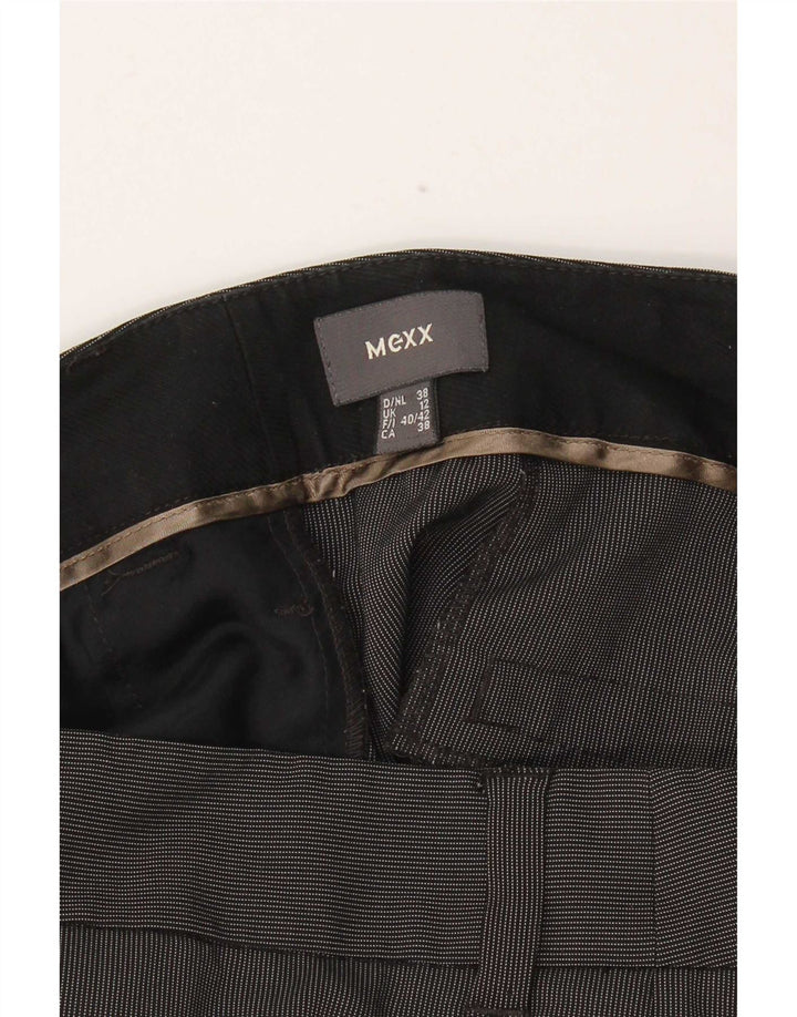 Costume 2 pièces Mexx pour femme à 2 boutons UK 12 Medium W30 L33 Gris à fines rayures