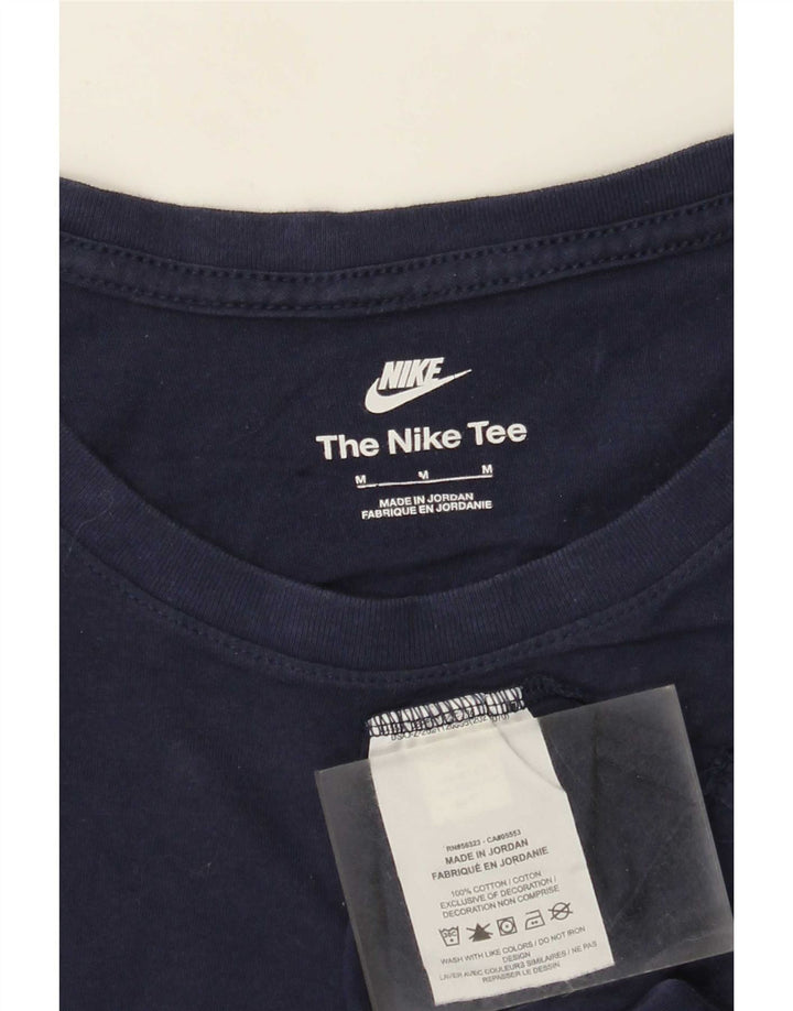 Nike T-Shirt Homme Bleu Marine Moyen Coton