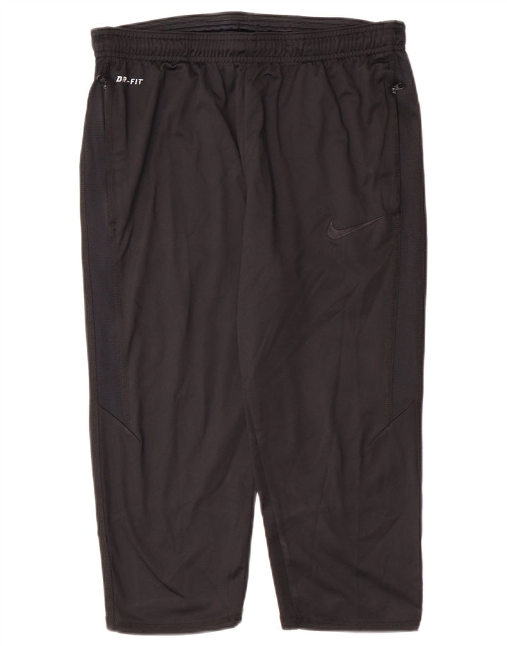 Nike Short de sport Dri Fit Bermuda Homme Noir Moyen Polyester