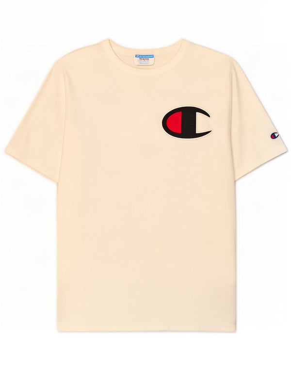 Champion T-Shirt Graphique Homme Blanc Moyen