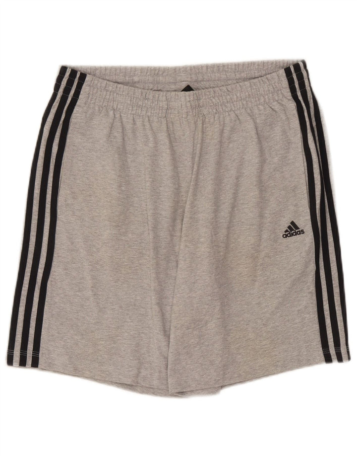 Adidas Short Climalite Sport Homme Gris Moyen Chiné Coton