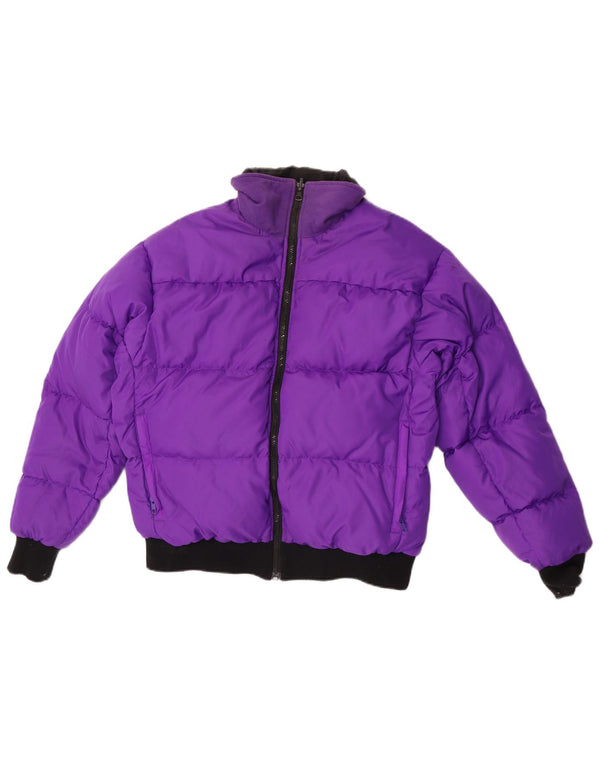 Columbia Veste matelassée réversible pour femme UK 16 Large Violet Colourblock