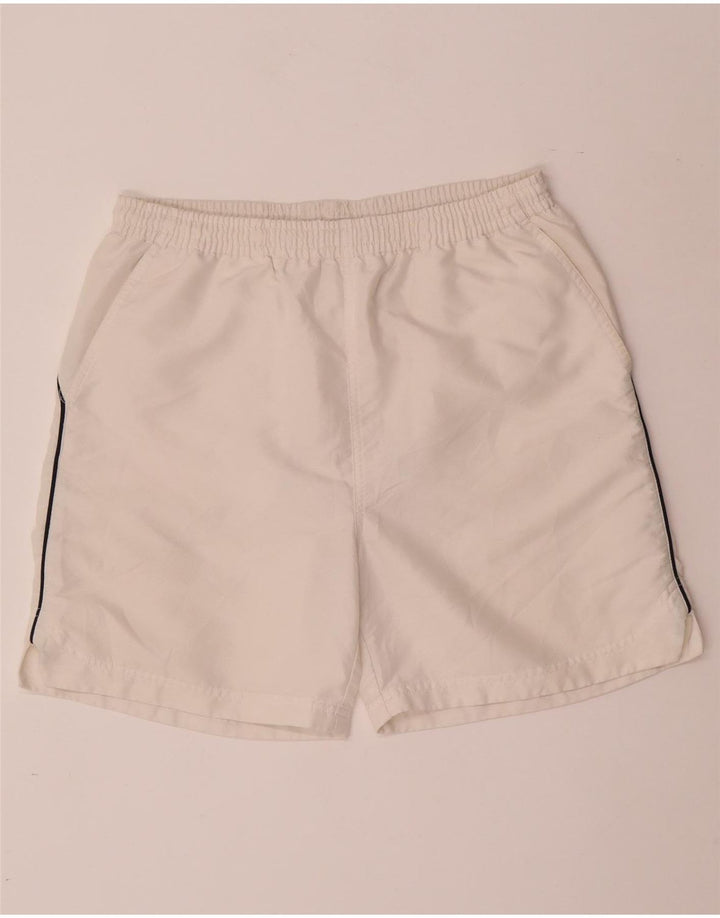 FILA Short de sport homme petit blanc polyester
