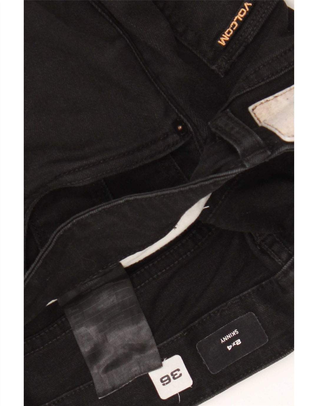 Volcom Jean skinny homme W36 L32 coton noir