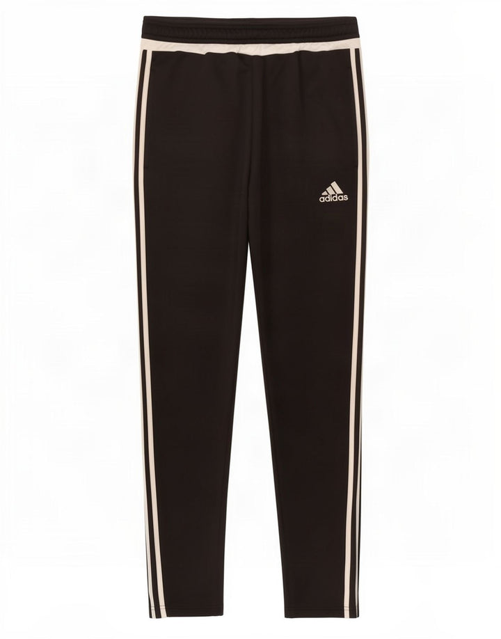 Adidas Pantalon de Survêtement Climalite Homme Noir Moyen Polyester Colorblock