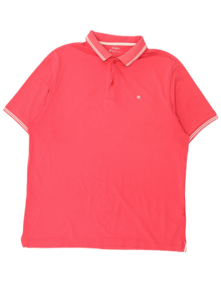 Champion Polo Homme XL Rose Coton