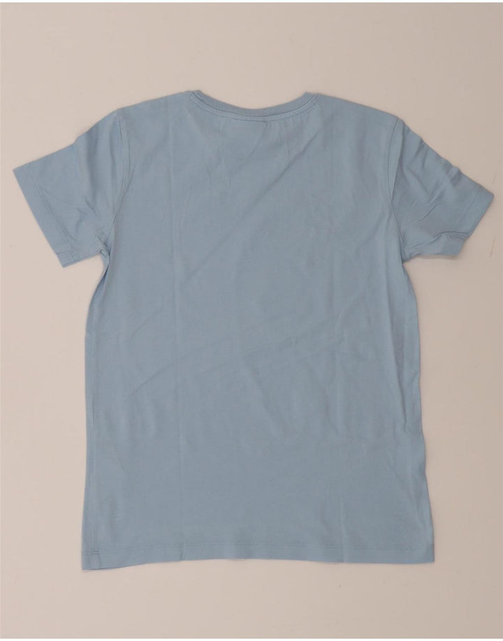 CHAMPION Womens T-Shirt Top UK 12 Medium Blue Cotton Vintage Champion and Second-Hand Champion from Messina Hembry 