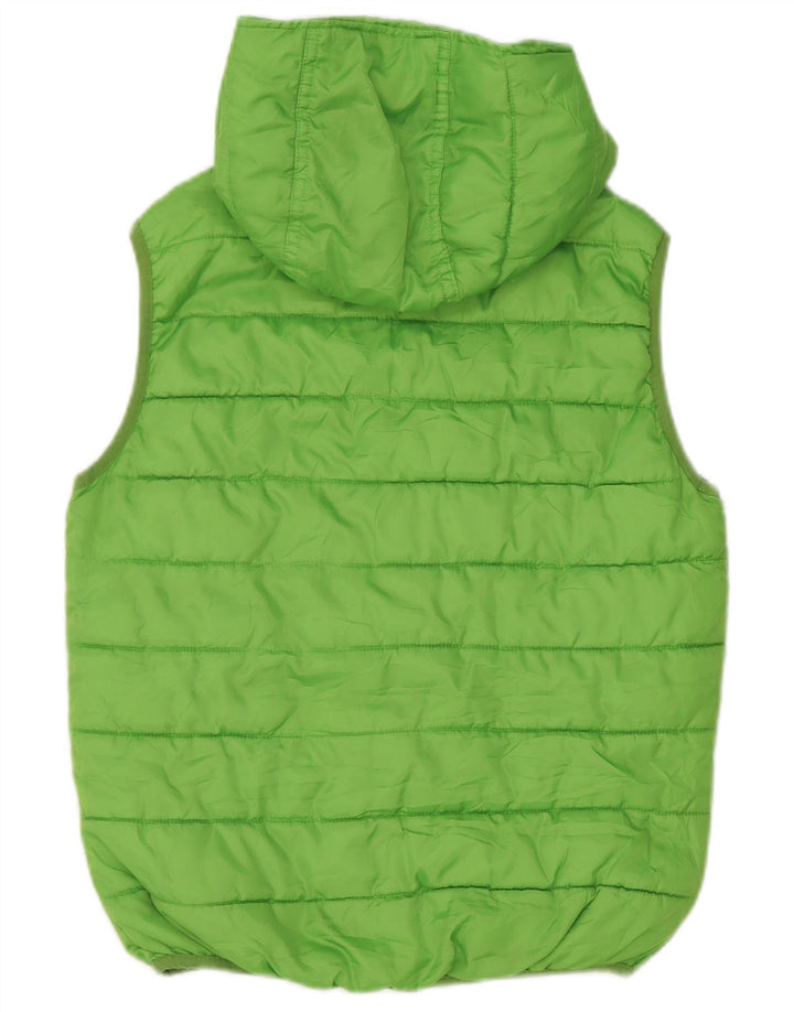 Champion Gilet rembourré à capuche garçon 9-10 ans vert polyester