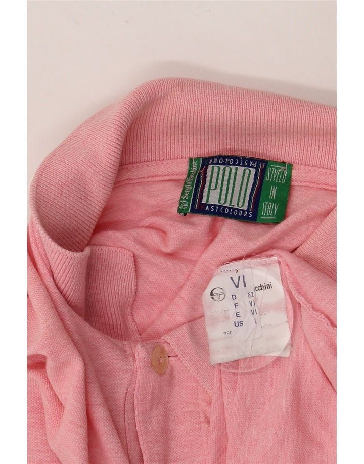 SERGIO TACCHINI Polo à manches longues pour homme EU 52 Large Rose