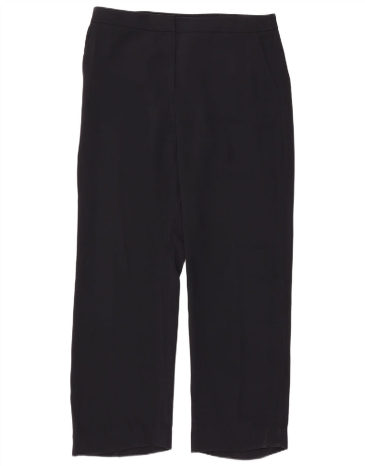 Hobbs Pantalon Chino Femme UK 14 Large W34 L30 Bleu Marine Polyester