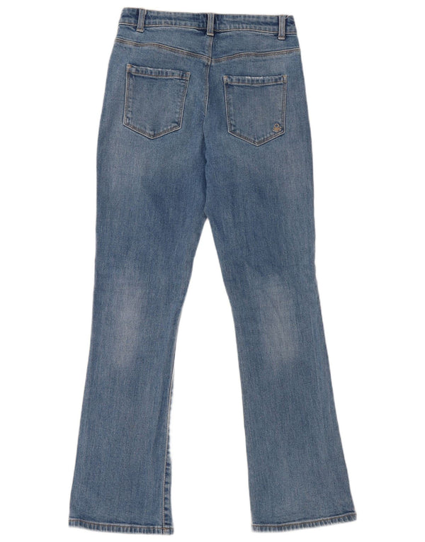 Benetton Jean évasé Bonnie Fille 13-14 ans 3XL W28 L79 Bleu Coton