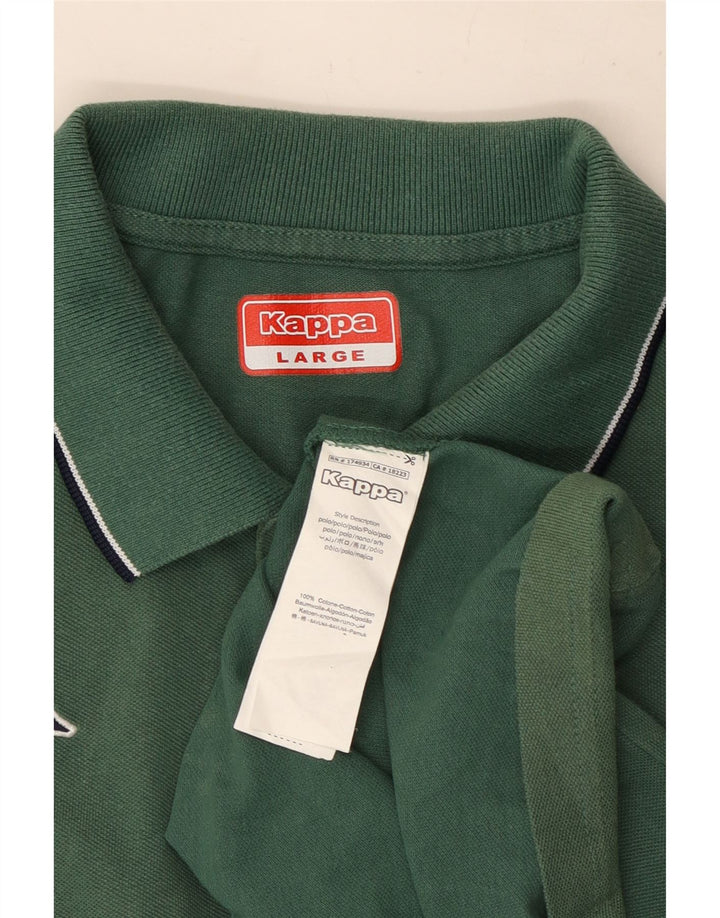 Kappa Polo Homme Grand Vert Coton