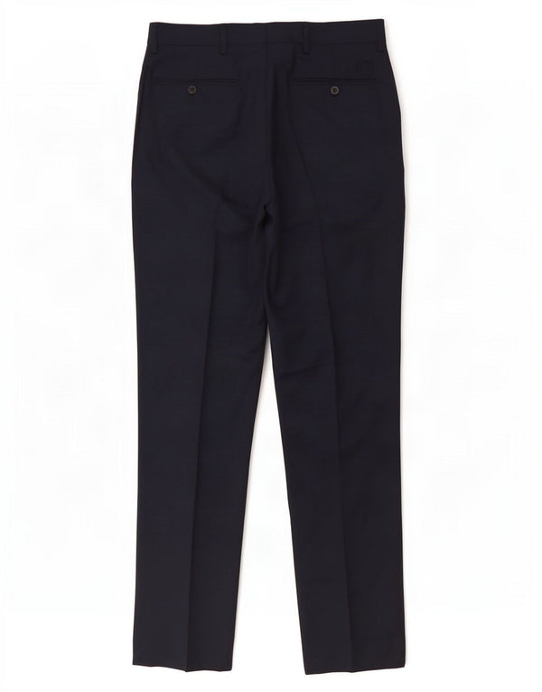 Marks & Spencer Pantalon décontracté coupe slim pour homme W30 L31 Bleu marine Polyester