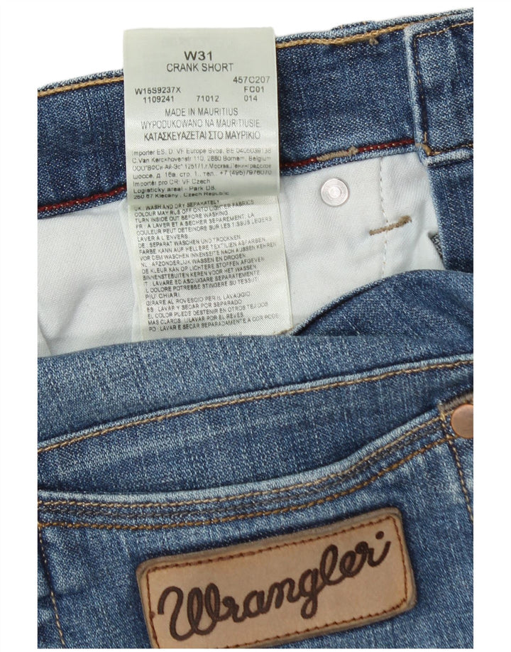 Wrangler Short en jean Crank W31 pour homme en coton bleu moyen