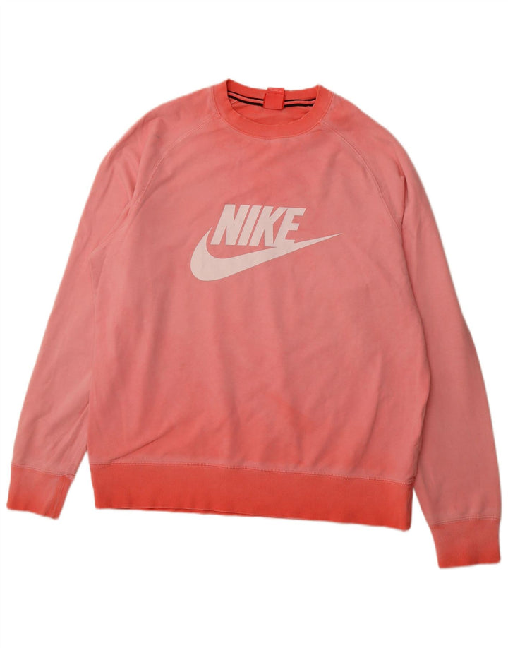 NIKE Sweat-shirt graphique pour homme XL en coton rose