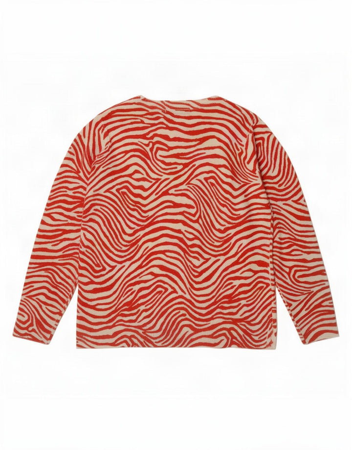 Marks & Spencer Pull col bateau pour femme UK 14 Rouge moyen