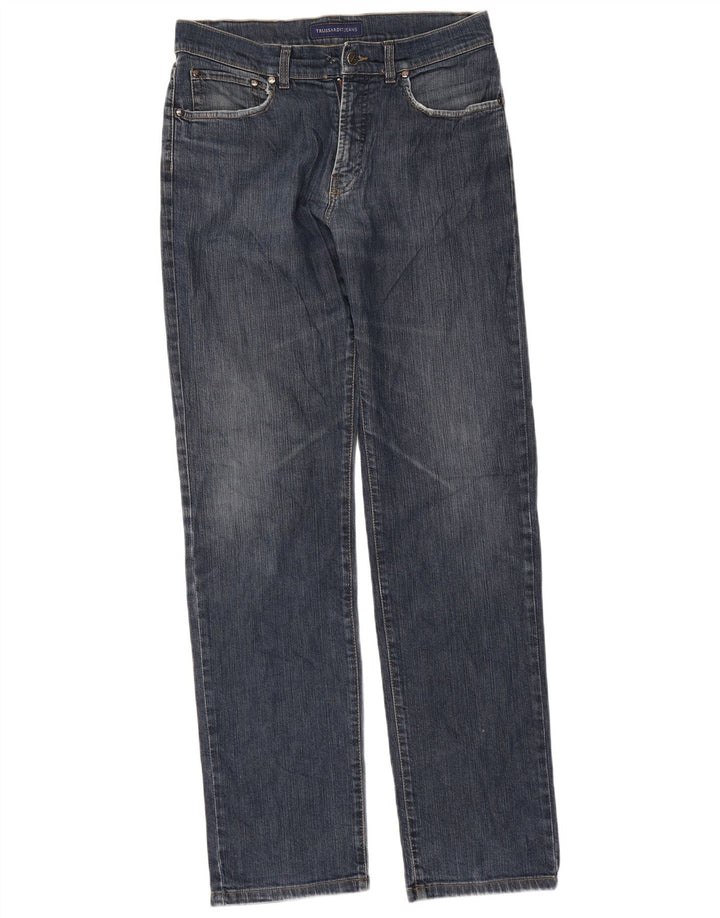 Trussardi Jean Droit W34 L33 Bleu Homme