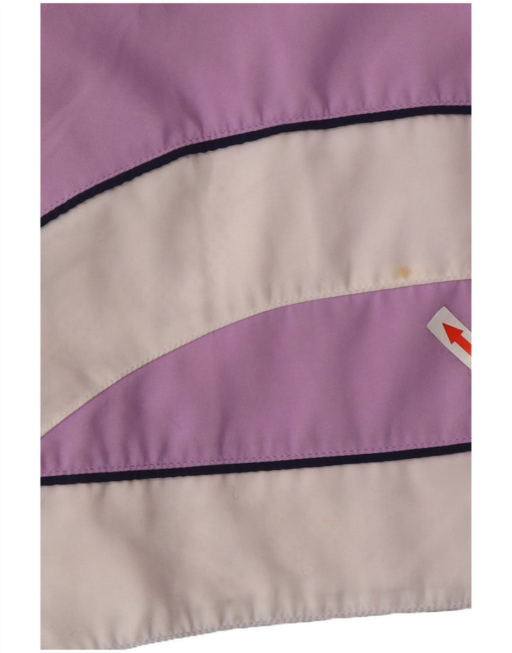 ALEX Veste de survêtement surdimensionnée pour femme UK 12 Violet moyen Colourblock