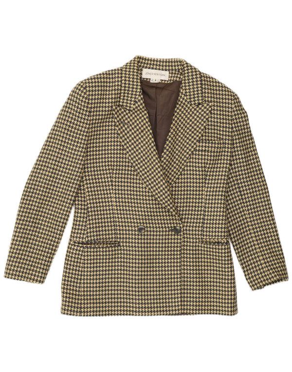 Jones New York Veste blazer pour femme US 4 Petit pied-de-poule beige