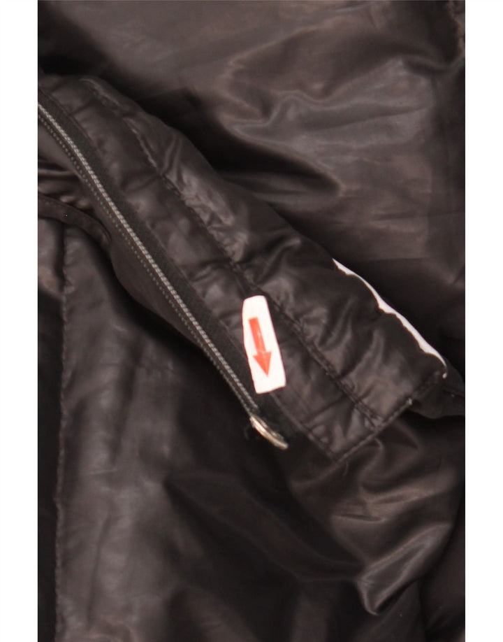 Champion Manteau rembourré à capuche pour femme UK 18 XL Noir Polyester