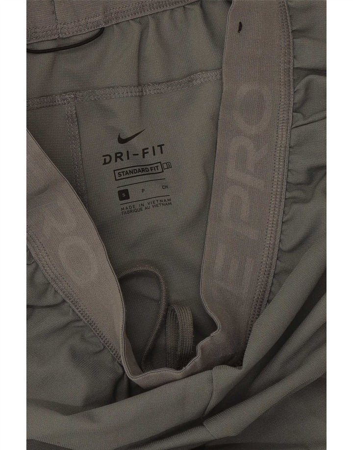 Nike Short de sport Dri Fit Graphic Standard pour homme, petit, kaki, polyester