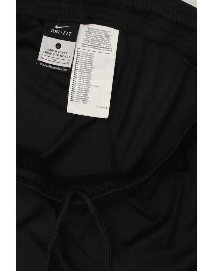 Short de sport Nike Dri Fit pour hommes, grand, noir, polyester