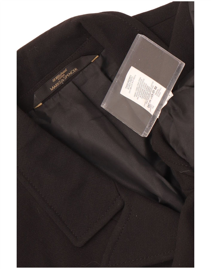Marks & Spencer Manteau St. Michael pour femme UK 18 XL Noir Polyester