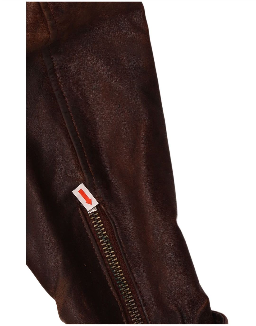 Be Edgy Veste en cuir pour homme UK 38 Cuir marron moyen