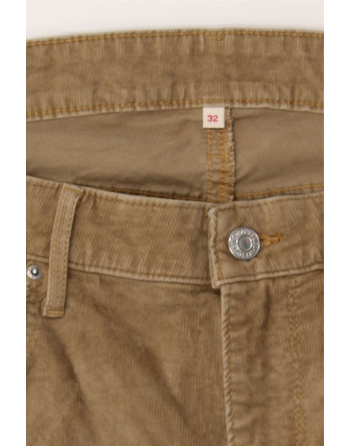LEVI'S Womens Bootcut Casual Trousers W32 L31 Beige Cotton Vintage Levi's and Second-Hand Levi's from Messina Hembry 