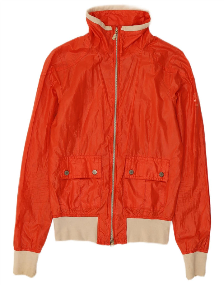 Belstaff Veste Bomber Femme IT 40 Petit Polyester Colorblock Orange