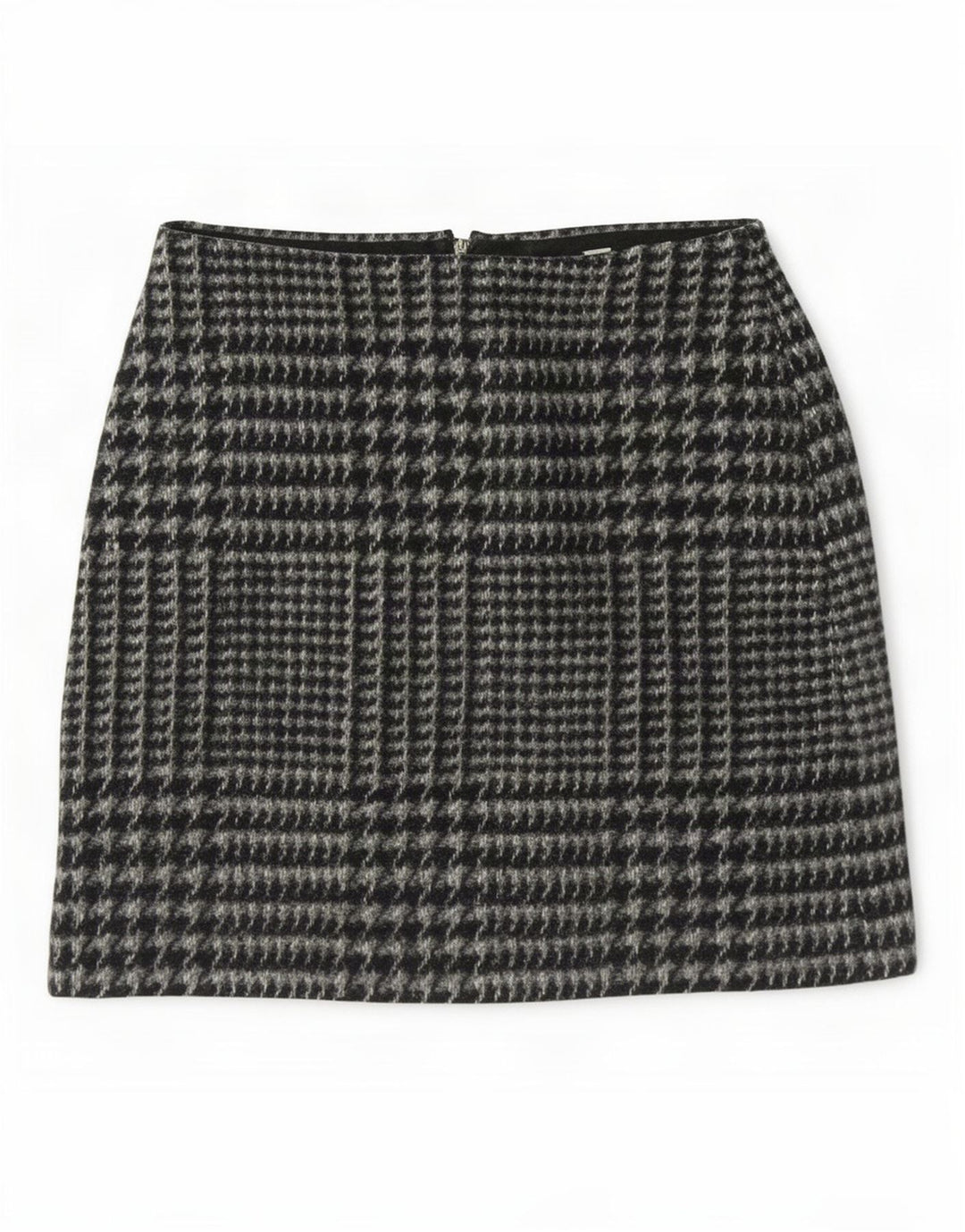 Jack Wills Mini jupe femme UK 8 Small W28 gris pied-de-poule polyester