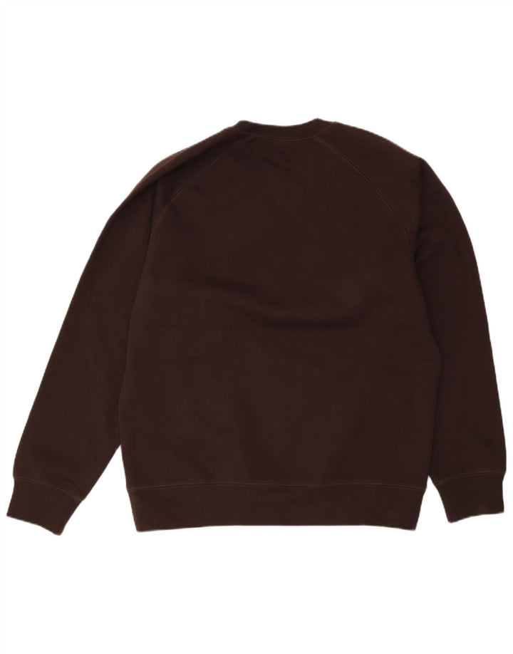 Carhartt Sweat-shirt pour homme en coton marron Taille L