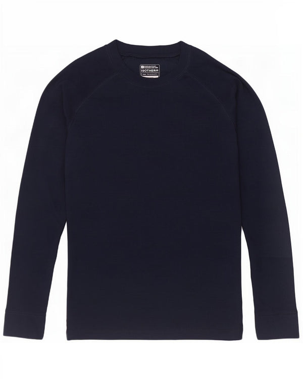 Mountain Warehouse Haut à manches longues pour femme UK 42 Bleu marine moyen Polyester