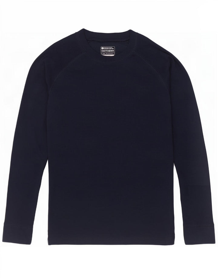 Mountain Warehouse Haut à manches longues pour femme UK 42 Bleu marine moyen Polyester