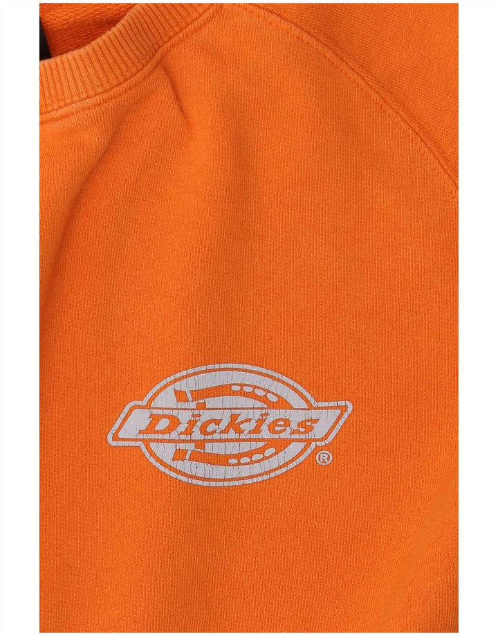 Dickies Sweat-Shirt Homme Orange Moyen Coton