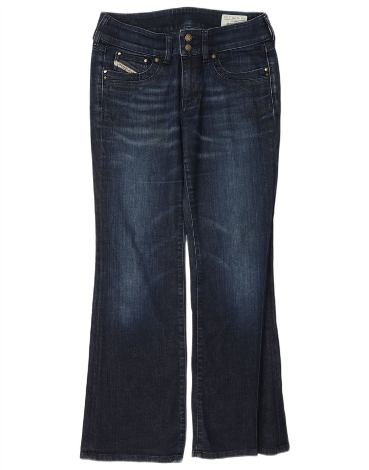 Jean Bootcut Femme Diesel Ronhar W28 L30 Bleu Marine Coton