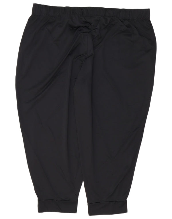 Nike Pantalon de survêtement Capri Dri Fit pour femme UK 20 2XL Noir