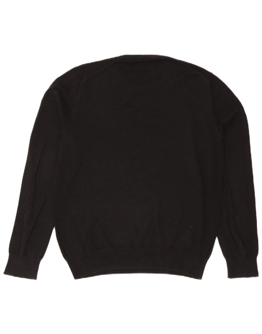Marks & Spencer Pull à col rond pour homme en coton noir Taille L