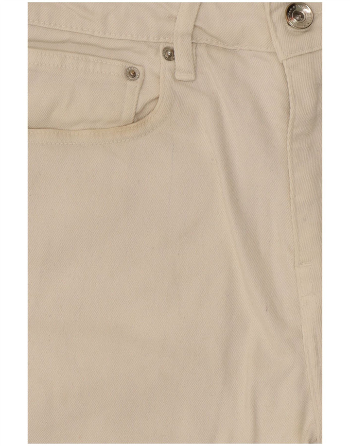 Zara Short en jean pour homme EU 38 Small W30 Coton blanc