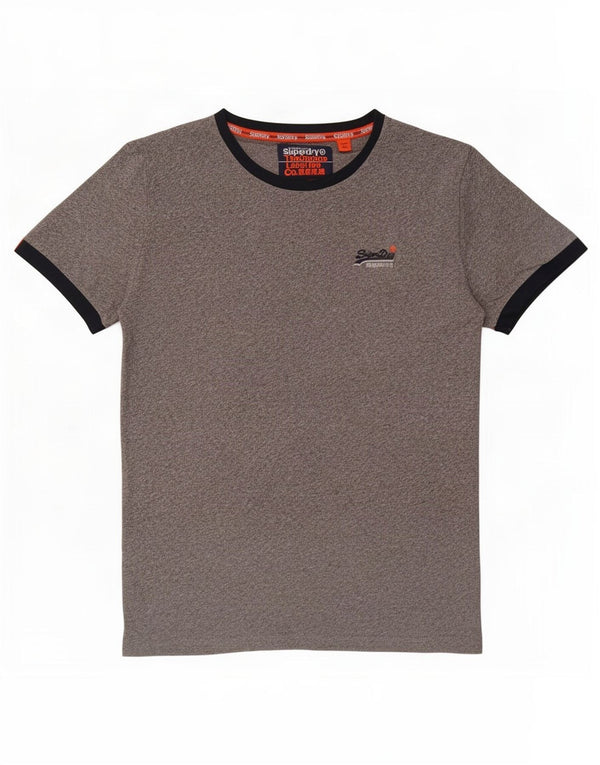 Superdry T-Shirt Homme Gris Large Coton