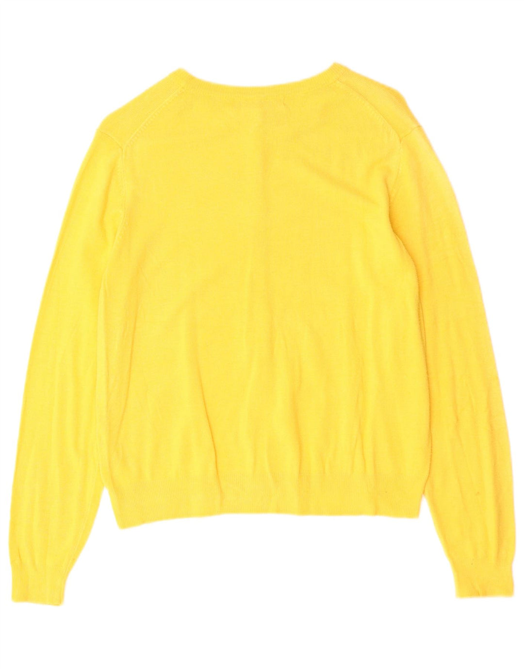 Marks & Spencer Cardigan pour femme en viscose jaune moyen UK 44