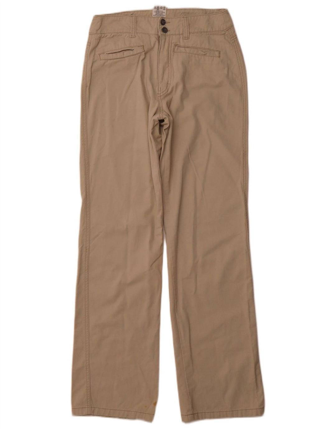 CALVIN KLEIN Pantalon décontracté droit femme W28 L32 Beige Coton