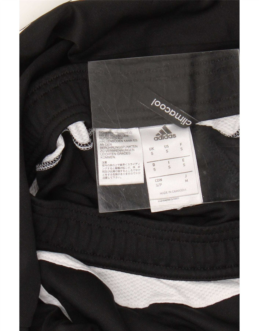 Adidas Pantalon de survêtement Climacool pour homme Petit Noir Polyester Colorblock
