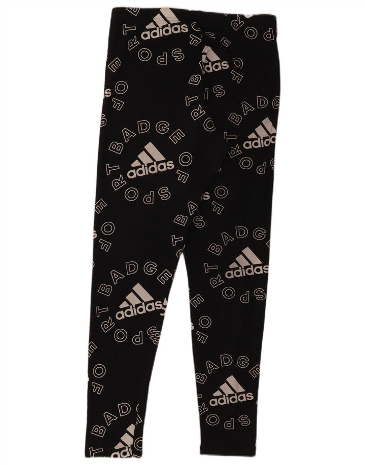 Adidas Legging graphique pour femme UK 12/14 Noir moyen