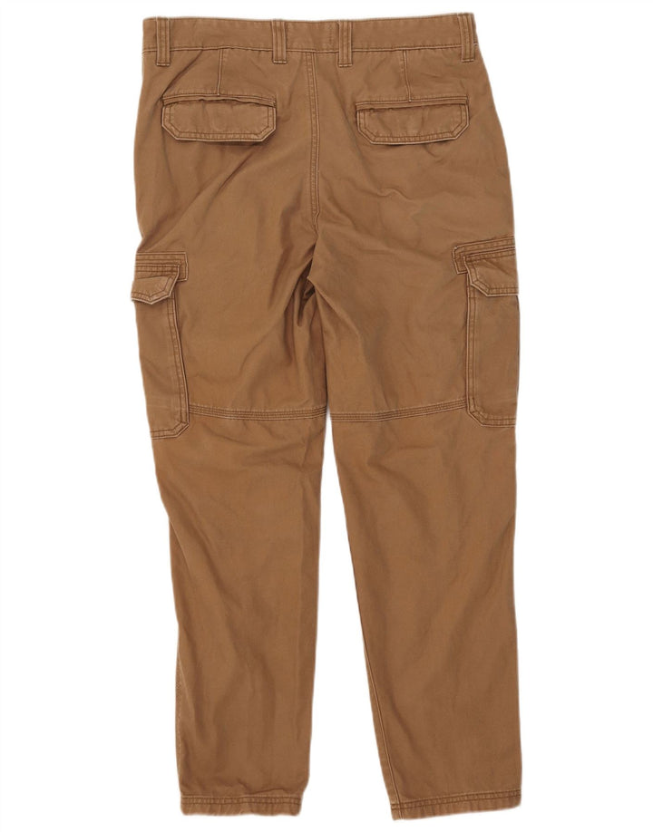Marks & Spencer Pantalon Cargo Slim Homme W32 L27 Coton Beige
